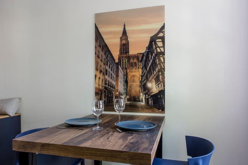 Le 52 Zix - Joli Studio Au Coeur De La Petite France Straatsburg Buitenkant foto